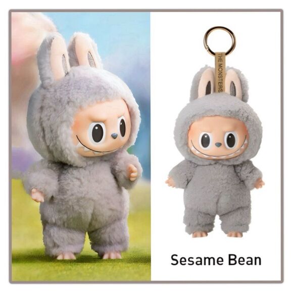 Pop Mart The Monsters Exciting Macaron Labubu Sesame Bean - Picture 13 of 15